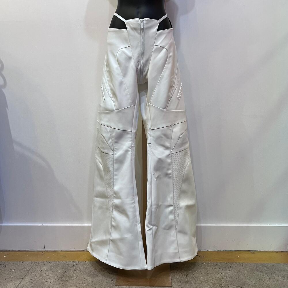 Namilia Arctic Moto Thong Pants White Medium NWT